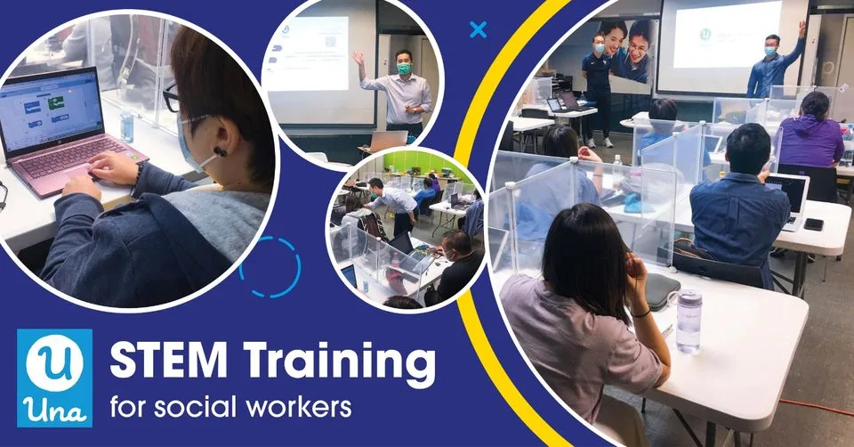 STEM Training Workshop for social workers, co-organized with Charter Global