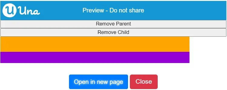 Screen Item has parent screen item - Output 1