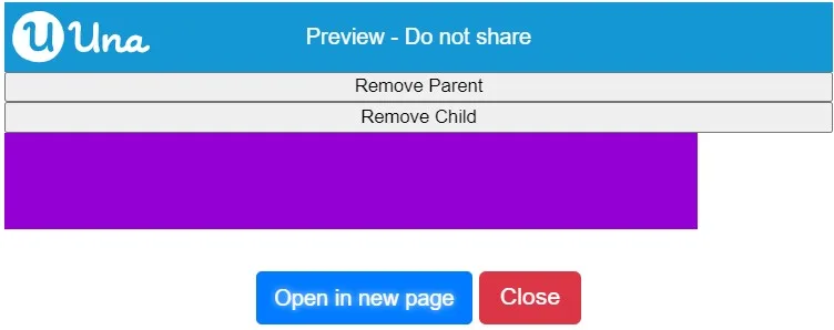 Screen Item has parent screen item - Output 2