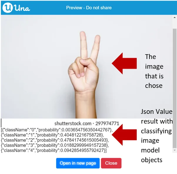 Load image model from internet - Output