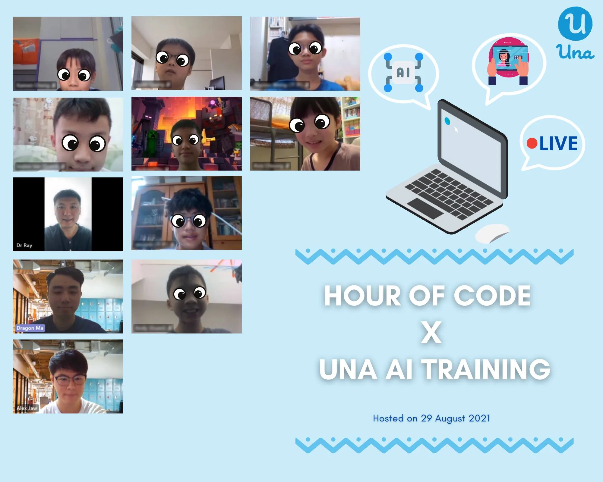 Hour of Code X Una AI Training