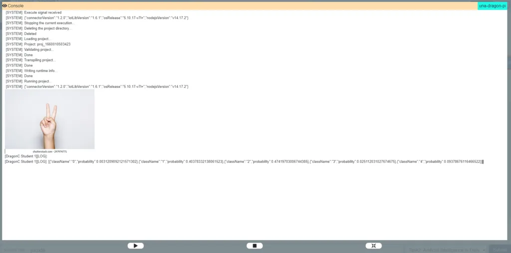 Image Model classify objects on photo and get all result - Output
