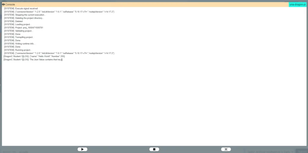 JsonValue has Key - Output