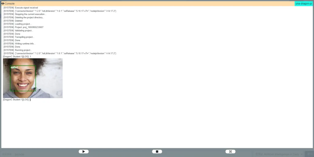 Face Detection Result Count Faces With Smile - Output