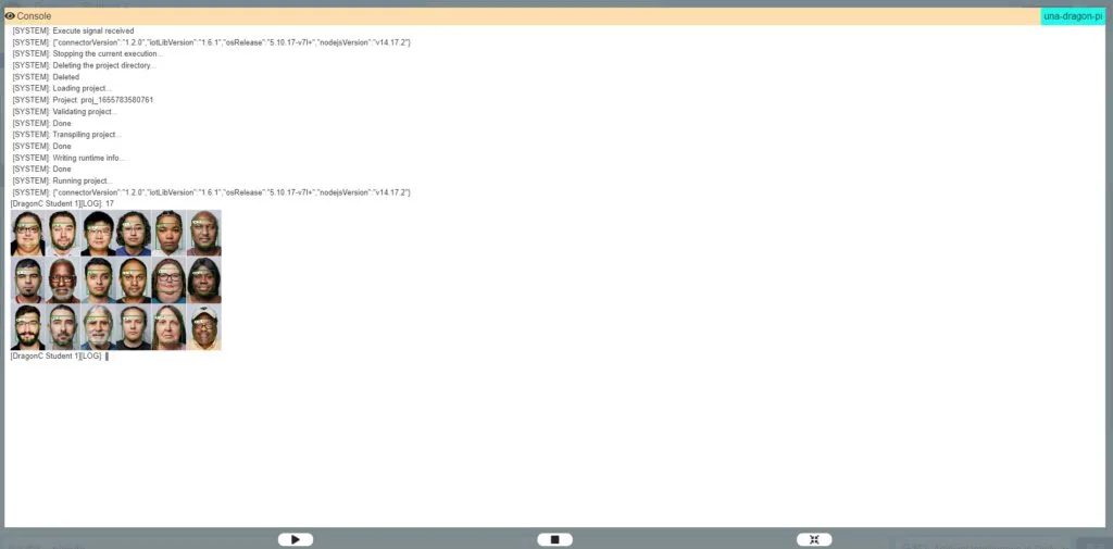 Face Detection Result Count Faces - Output