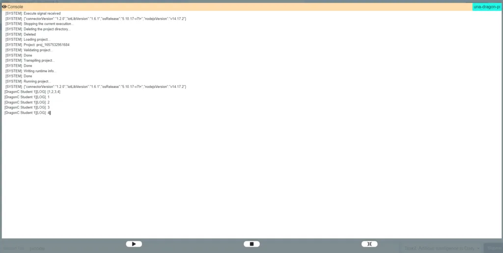 JsonValue as Number Array - Output