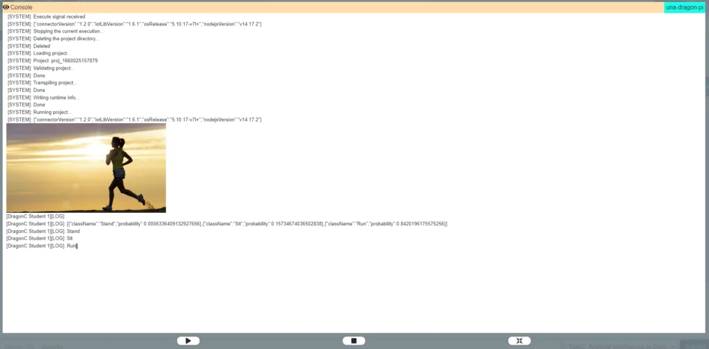 Pose Model Get Class Labels - Output