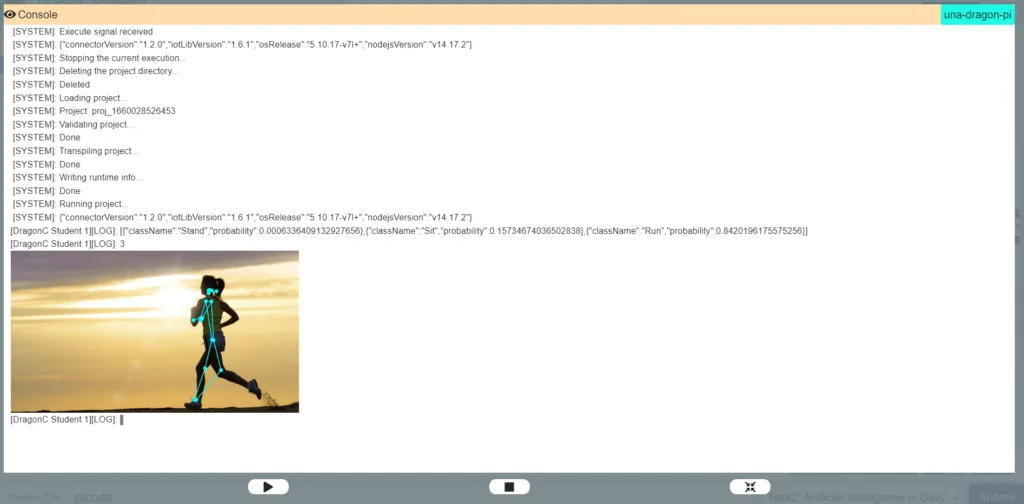 PoseDetectionResult Draw Key Points and Skeleton with Confidence - Output
