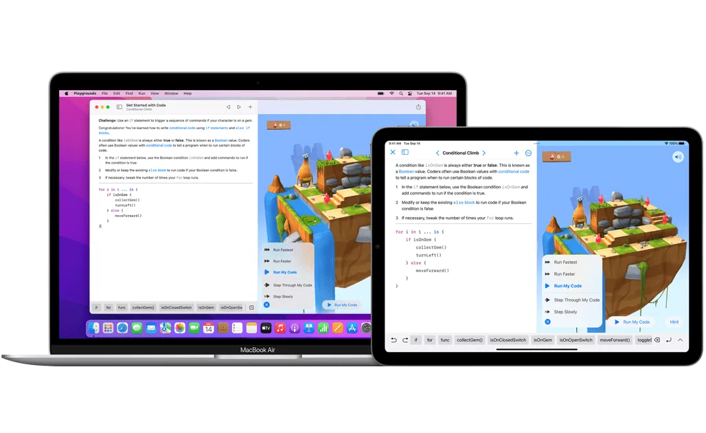 Swift Playground multiple devices