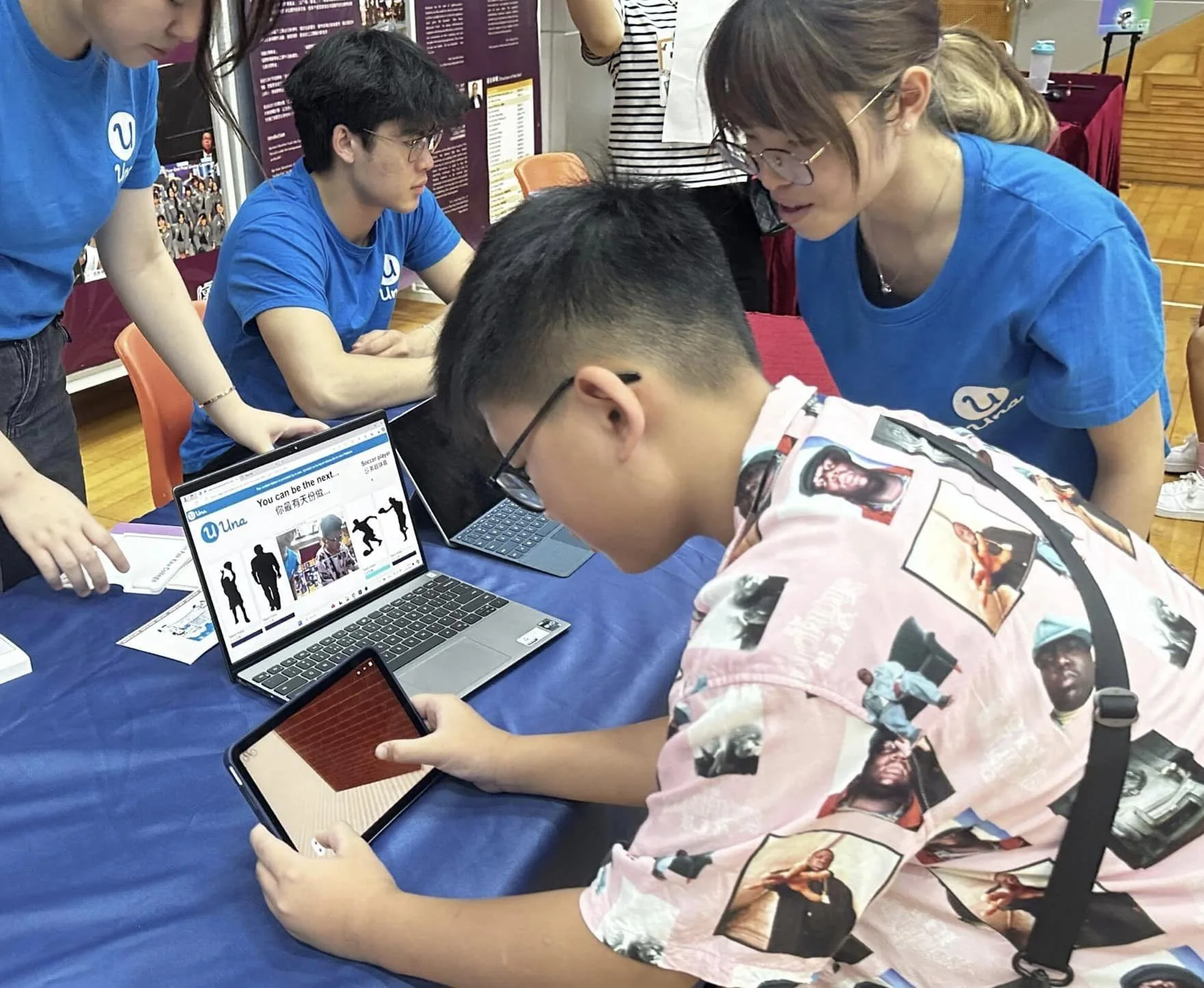 Una was invited to participate in the D-EXPO Opening Ceremony & Dream in AI Experiential Learning Activity Day of MKPC