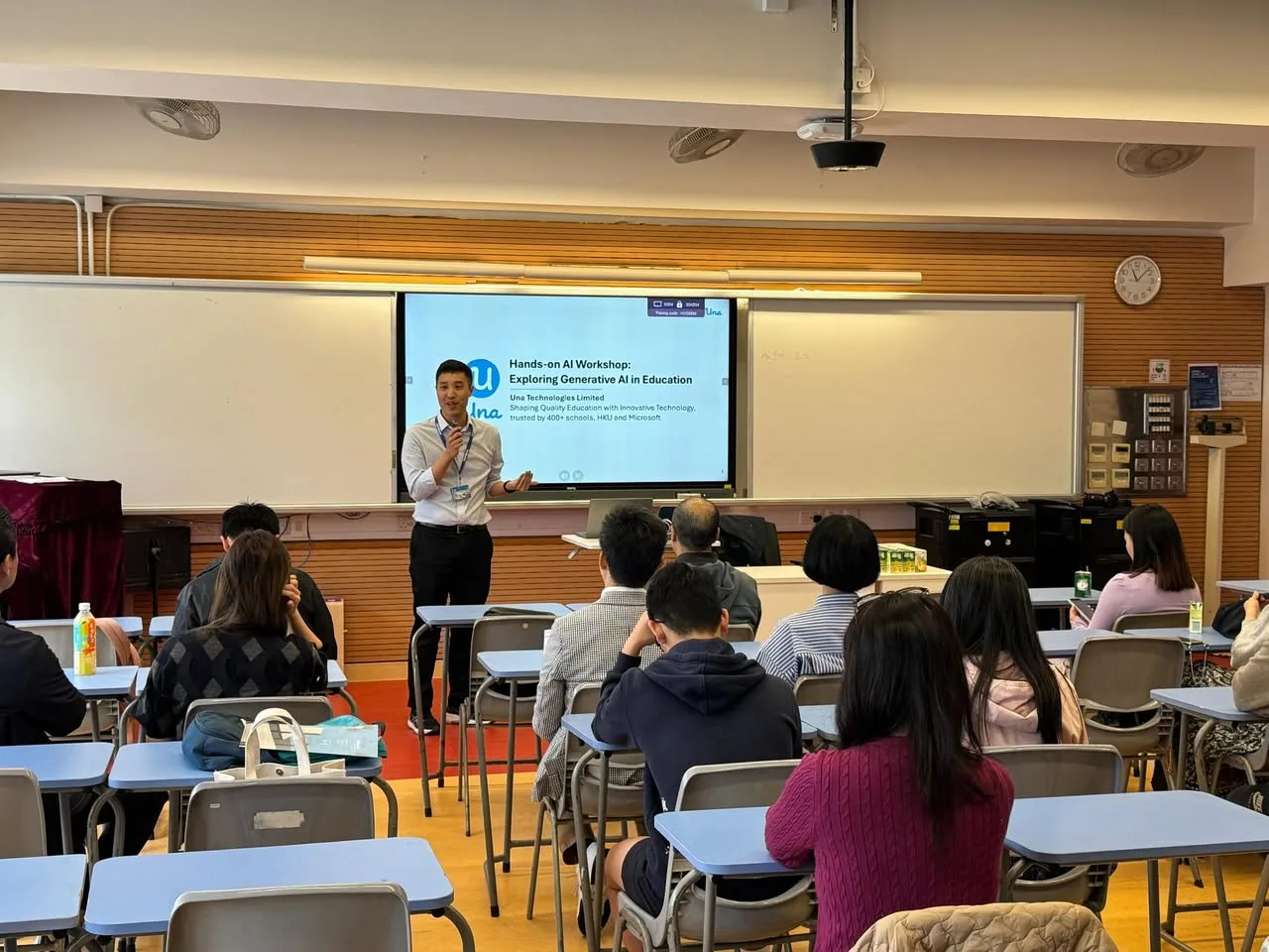 Hands-on AI Parent Workshop | HKBUAS Wong Kam Fai Secondary and Primary School