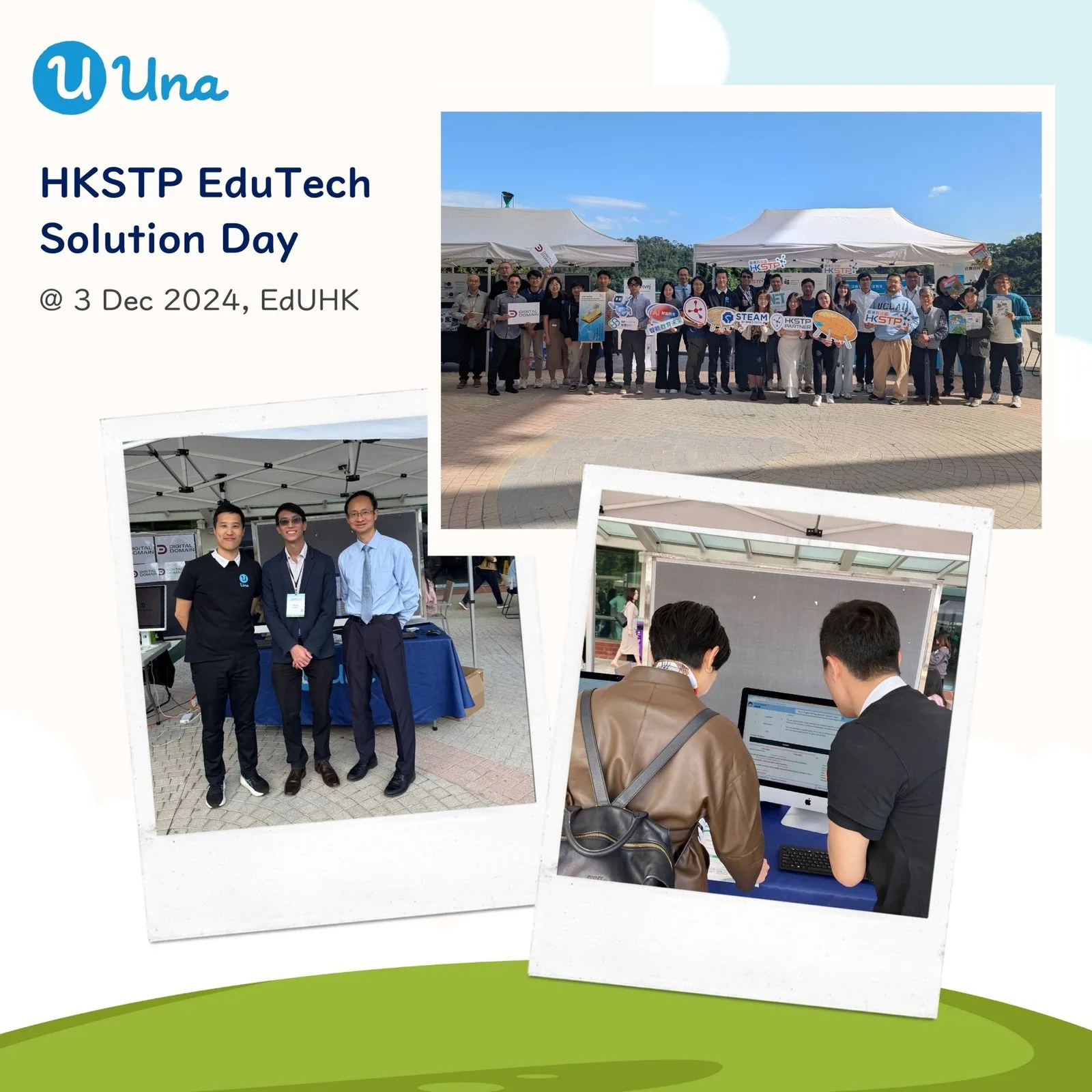 Una Exhibition | HKSTP EduTech Solution Day | Grateful for the Invitation from HKSTP and EdUHK